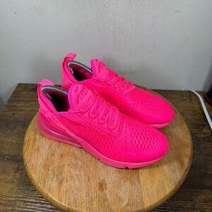 Nike Air Max 270 Pink Running Shoes Women's Size 9 Sneakers Athletic FD0293-600